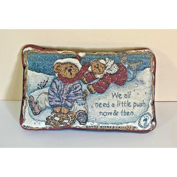 Boyds Bears & Friends "We all need a little push now & then..." Holiday Decorati - Picture 2 of 8